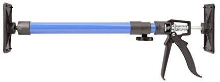 kwb Montage-Stütze bzw. Teleskop-Stütze ausziehbar 50 bis 115 cm - Ideal für Bau-Montagen und Tür-Zargen - Einhand-Bedienung - Bis zu 30 kg belastbar