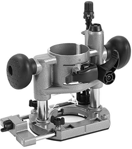 KATSU Base Plongeante pour Tondeuse, Entièrement Réglable, pour Défonceuses à bois électriques ou Sans fil avec buse à Poussière SP10174805