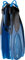 CRESSI Maui Long Fins - Verstellbare Lange Flossen mit EBS System zum Schwimmen und Schnorcheln, Unisex, Blau/Azurblau, S/M (38/41), Unisex Adulti