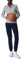 Champion Damen Legacy Sweatsuits Heritage W-Ultralight Powerblend Fleece High-Neck/Rib Cuff Sportanzug, Helles Melangegrau/Marineblau, L
