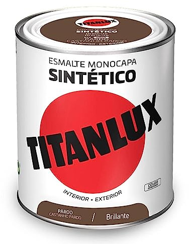 Titanlux Esmalte Sintético Brillante Pardo 750 ml
