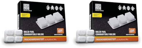 Esbit 00101200-D-DD, Solid Fuel Unisex-Adult, White, 14g (Confezione da 2)