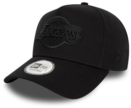 New Era NBA Basecap Los Angeles Lakers Basketball Fankappe Tonal schwarz verstellbar Cap E-Frame - One-Size