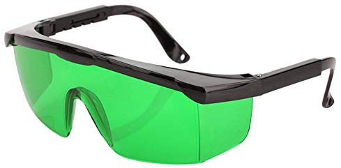 Walfront SCHEDE Visibilità Migliorate Occhiali di Sicurezza Rotante e Strumenti a più Occhiali con Tempio Regolabile (Occhiali di rinforzo verde)