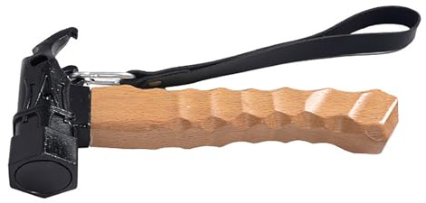 RASTKY Martillo para Acampar Resistente con Ergonómico para Estaca de Tienda, Martillo para Acampar de Acero Inoxidable para Entusiastas del Aire (Black)