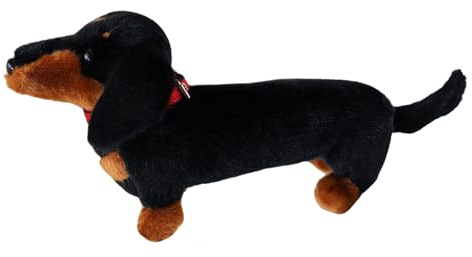 Générique Peluche de Teckel - À Câlins en Forme De Chien - Oreiller Doudou Animal pour - pour Chambre d'enfant Maison Bureau Canapé Lit Salle de Jeu Voiture Anniversaire Fêtes