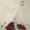 Himmelbett-Set Baldachin Betthimmel Himmelstange weiß