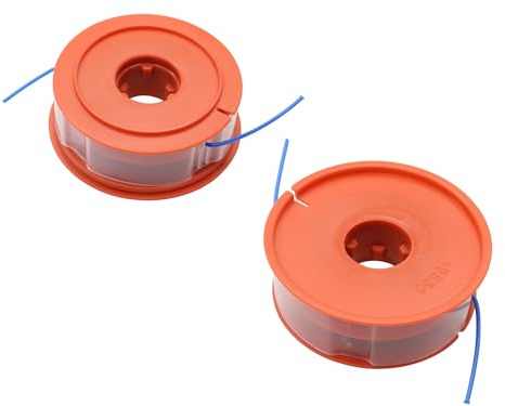 SECURA Bobine de fil 2mm (2x) compatible avec Gardena FE-Sense1000 Débroussailleuse