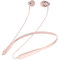 Soundmagic S20BT Neckband Bluetooth Headphones Wireless Earphones HiFi Stereo in Ear Headset with Microphone Lightweight Sports Earbuds Long Playtime Stable Connection Pink