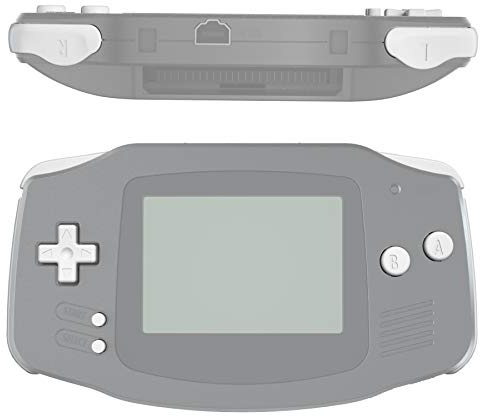 eXtremeRate Boutons Complets de Remplacement pour Gameboy Advance GBA Console, Console Portable NON INCLUSE - Blanc