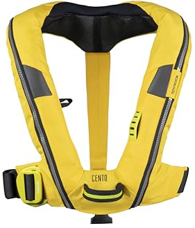 Spinlock Junior Deckvest Cento 100N Giubbotto di Salvataggio Harness DW-CEN ASY - Giallo - Leggero - Unisex