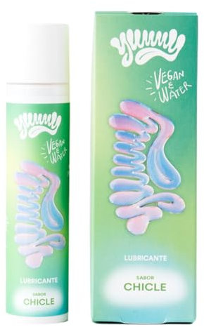 YUMMY, Lubricante Chicle Sexual Pareja, Lubricante a Base de Agua, Natural, Vegano, 100ML