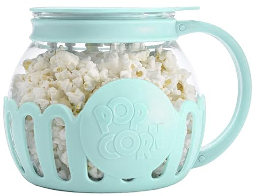 Microwave Popcorn Popper, Healthy, Fat-Free Air Popper Popcorn Maker, Silicone Popcorn Machine, Bpa Free Popcorn Bowl, 2.25 Quart Popcorn Pot Dishwasher Safe