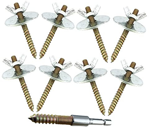 Happyyami 1satz Vogelkäfig Zubehörset Teiliges Hamster Befestigungsschrauben Kit Stabilem Für Einfache Installation Und Sicheren Vogelkäfigen Kompatibel Mit Kleintieren