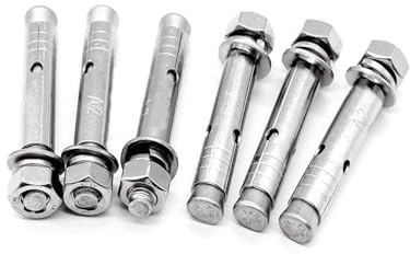 Viti di espansione in acciaio inossidabile 304, tasselli a cuneo, bulloni a vite for accessori in cemento e calcestruzzo(70mm,M8)
