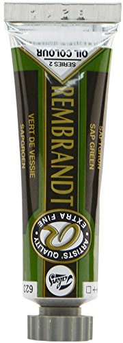 Rembrandt Ölfarbe - Extra-Fine Quality Oil Paint Tube 15 ml - Saftgrün 623 - Hohe Lichtechtheit und Pigmentkonzentration - Artist Grade - Made in Netherlands
