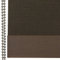Liedeco Seitenzugrollo Uni Natur 120 x 180 cm Dunkelbraun