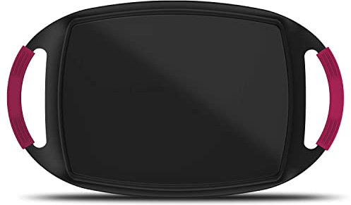 Taurus Great Moments Piastra per grigliare - Piastra per grigliare in alluminio pressofuso, 47 x 29 cm, impugnatura ergonomica, adatta a tutti i tipi di fornelli, rivestimento antiaderente