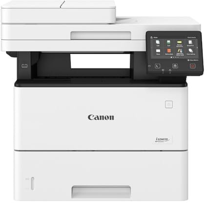 Canon i-SENSYS MF553dw 4-in-1 Laser Multifunction Printer, Printing, Copy, Scan and Fax, WiFi, 50-Sheet DADF, Automatic Double-Sided Printing