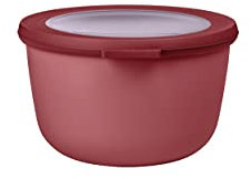Mepal - Multi Bowl Cirqula Round - Vorratsdose mit Deckel - Geeignet als Luftdichte Aufbewahrungsbox für den Kühlschrank, Mikrowellengeschirr & als Frischhaltedosen - 1000 ml - Vivid mauve