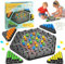 Chain Triangle Game,Chain Chess Desktop Rubber Band Game,Elastic Band Triangle Games,Brain Teaser Strategy Game Toy,Portable Chess Party Supplies for Kids Adults Family Gathering Travel