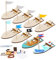 DKINY 8 Stück Holzboot Bastelset Kinder Segelboot aus Holz zum Basteln DIY Holz Schilff Kreativsets mit Farben Segelschiff Kunsthandwerk & Bastelbedarf Holzspielzeug Geschenk für Junge Mädchen
