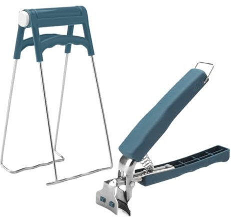 Cuenco Plato Caliente Clip, Juego de 2 pinzas para bandeja de pizza de acero inoxidable, Tazón De Clip antiquemaduras Pinzas Retriever Clip para tazón de plato caliente mover cuencos, platos, bandejas