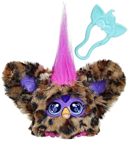 Furby Hasbro Furblets Chee-Chee Geparden-Minispielzeug aus Plüsch