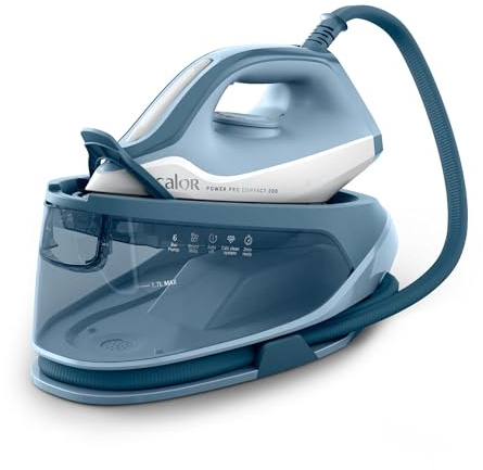 Calor Power Pro Compact 200, Centrale Vapeur Classique, Effet pressing 360 g/min, Léger et compact, Réservoir 1,7L, SV6210C0