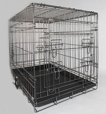 Very Strong 3 Door Heavy Duty Galvanised Dual Coated 36 Dog/Puppy Cage
