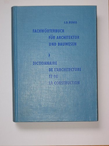 Fachwörterbuch für Architektur und Bauwesen