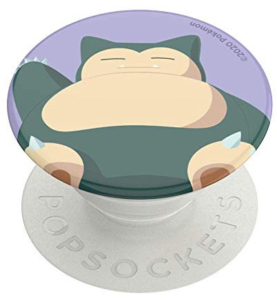 PopSockets Telefongriff mit expandierendem Ständer, Pokemon - Snorlax Knocked