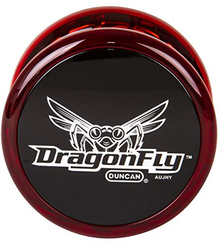 Dragonfly Yo-Yo -Red with Black Cap
