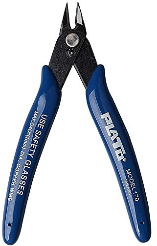 MMOBIEL - Pinza de corte para alambre de metal para corte diagonal de precisión para hacer joyas, hacer bobinas, construir maquetas Gundam, etc.