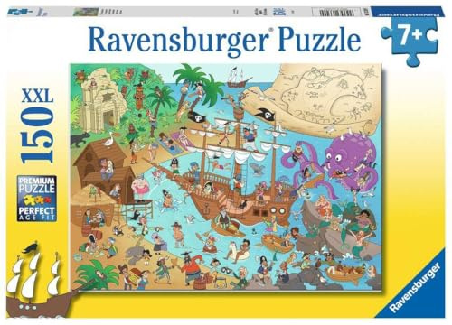 Ravensburger Puzzle pour Enfants - 13349 The Pirate Bay - Puzzle de 150 pièces pour Enfants à partir de 7 Ans