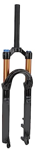 Drfeify Bike Front Fork,Adjustable Ultralight Aluminium Alloy 29 Inch Air Suspension Front Fork for Mountain Bike