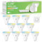 ALUSSO GU10 LED Dimmbar 7W Lampe, 3CCT Einstellbar Warmweiss/Naturweiss/Kaltweiß Glühbirnen, 550lm Energiesparlampe Ersetzt 70W Halogen Leuchtmittel, 120° Abstrahlwinkel LED Bulb, 10 Stück