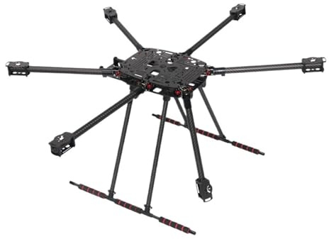 Compatible For BCUBE FPV ZD850 PRO Full Carbon Fiber ZD 850 Frame Kit With Unflodable Landing Gear Foldable Arm For DIY Aircraft Hexacopter