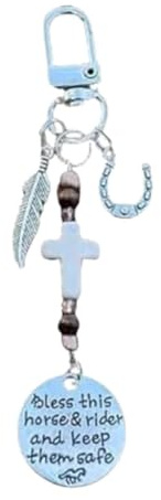 Sadel och träns Berlock Clip, Sadel Berlock Alloy Western Nyckelring