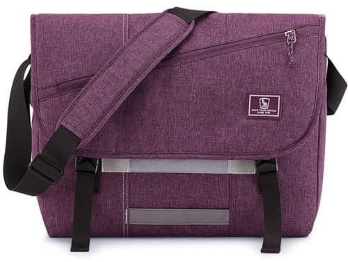 OIWAS Messenger Bag for Women, 15.6 Inch Laptop Crossbody Bags Men Casual Satchel Shoulder Bag College Travel Office Briefcase