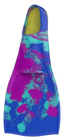 Speedo Pinna a foglia lunga Cobalto Pop / Diva / Arctic Glass