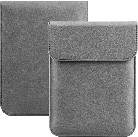 HoYiXi Étui Housse Pochette pour 7 Kindle Paperwhite 2024 Sleeve Case Compatible pour 6-6.8'' Paperwhite/Signature Edition 2021 Kobo Tolino Pocketbook E-Book Reader - Gris