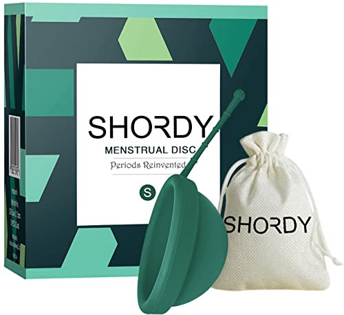 SHORDY Wiederverwendbare Menstruationsscheibe – Small, 100% Medical-Grade Silicone, Flexible & Leak-Proof Menstrual Disc, Feminine Hygiene & Care, An alternative to Tampons, Pads and Cups
