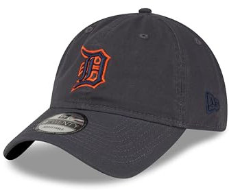 New Era Detroit Tigers MLB Core Classic Grau Verstellbare 9Twenty Cap - One-Size