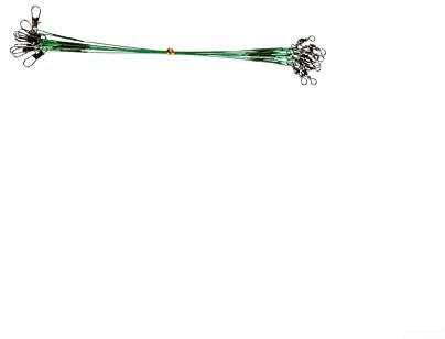 50 Stück 15 cm Köder Blei Draht Anti-Biss Drahtverbinder 15/20/25 cm Angelausrüstung - grün