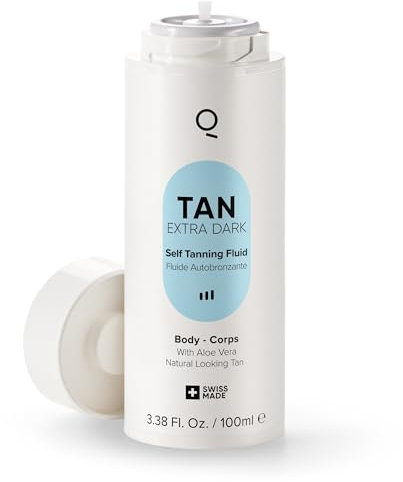 IONIQ Skincare Cartouche TAN Extra Dark pour spray ionique One - Bronzage naturel en seulement 3 minutes - Recharge spray autobronzant (100 ml) - Végétalien et sans additifs inutiles