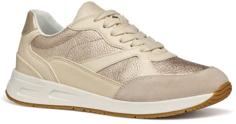 Geox Damen D BULMYA A Sneaker, Champagne, 38 EU
