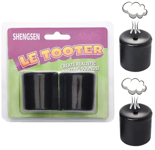 SHENGSEN Novedad Squeeze Pooter Fart Machine Funny Le Tooter Broma Pedos Hacer Ruido
