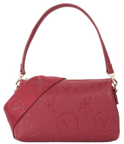 Valentino Schultertasche Umhängetasche Samba Re Shoulder Bag Rosso Scuro weinrot