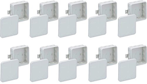 Spelsberg VERBINDUNGSDOSE I 12-2,5² (10-Stück) - IP55, Wasserfest, Kunststoff, Grau, mit Lochwerkzeug und Verschlussstopfen